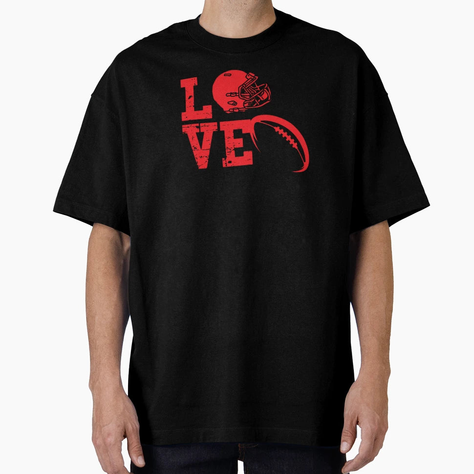 I Love American Football T-Shirt - Casual Everyday Wear Men Women - T-Shirt, Sweatshirt, Hoodie
