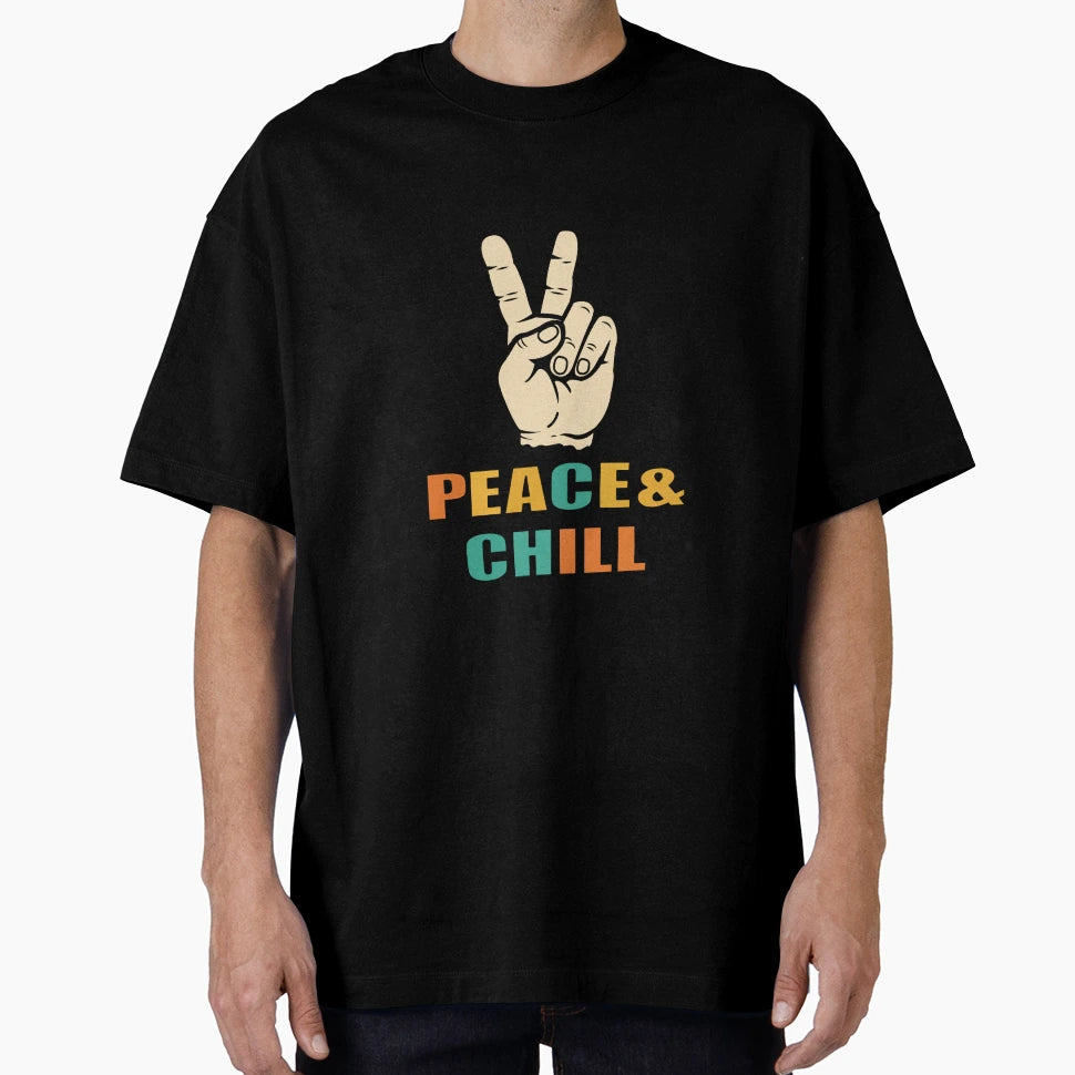 Peace Chill T-Shirt - Graphic Print for Adults - T-Shirt, Sweatshirt, Hoodie