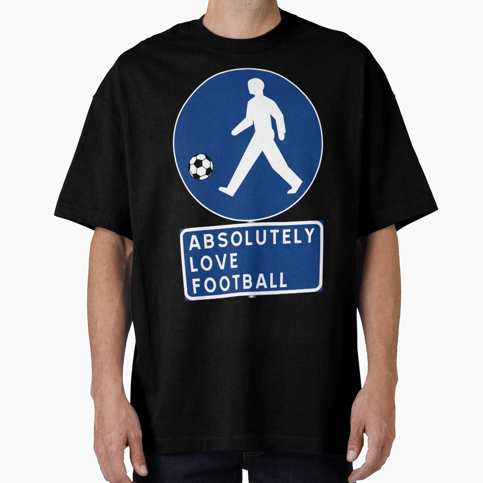 Absolutely Love Football T-Shirt - Aesthetic Graphic for Adults - T-Shirt, Sweatshirt, Hoodie