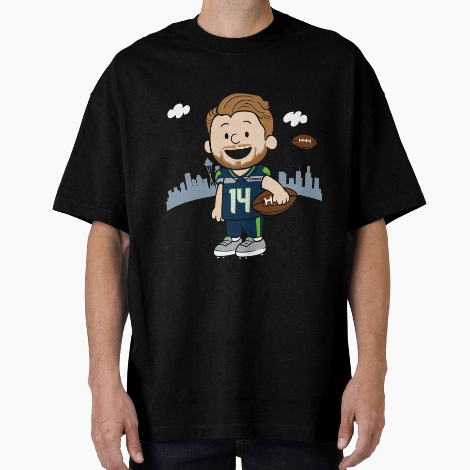 Sam Darnold X Charlie Brown T-Shirt - Custom Art Print Men Women - T-Shirt, Sweatshirt, Hoodie