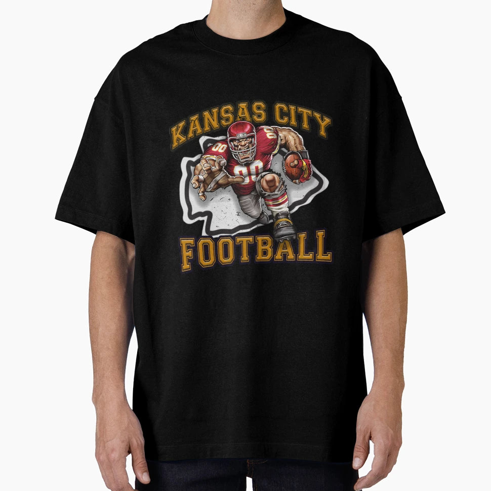 Kansas City Football T-Shirt - Trendy Graphic Unisex - T-Shirt, Sweatshirt, Hoodie