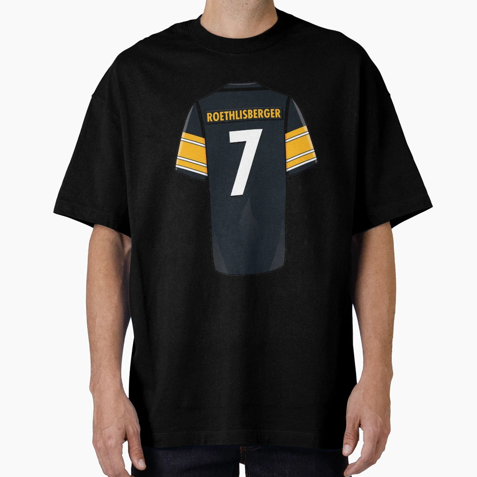 Ben Roethlisberger Jersey T-Shirt - Novelty Apparel Unisex - T-Shirt, Sweatshirt, Hoodie