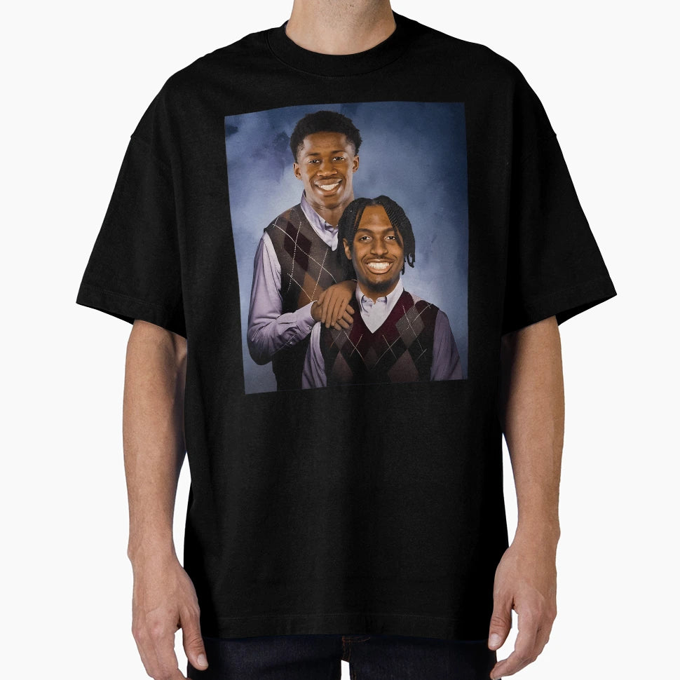 Tyrese Maxey V J Edgecombe Basketball T-Shirt - Minimalist Print Men Women - T-Shirt, Sweatshirt, Hoodie