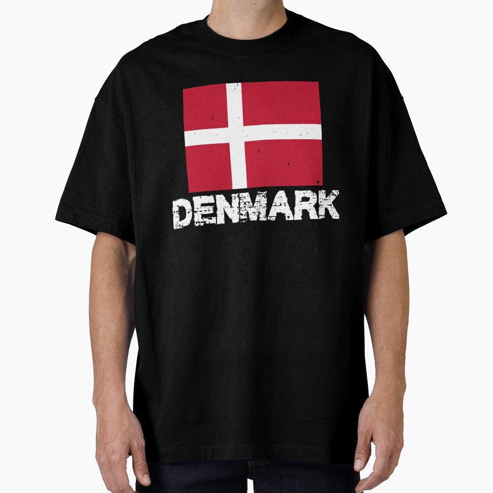 Denmark Flag for Men and Women by AllStarMerch - Adult & Kids T-Shirts, Sweatshirts & Hoodies apparel design preview 1