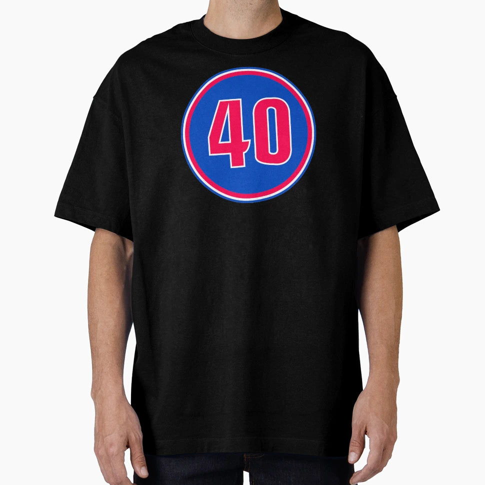Bill Laimbeer Number 40 Jersey Detroit T-Shirt - Graphic Print Men Women - T-Shirt, Sweatshirt, Hoodie