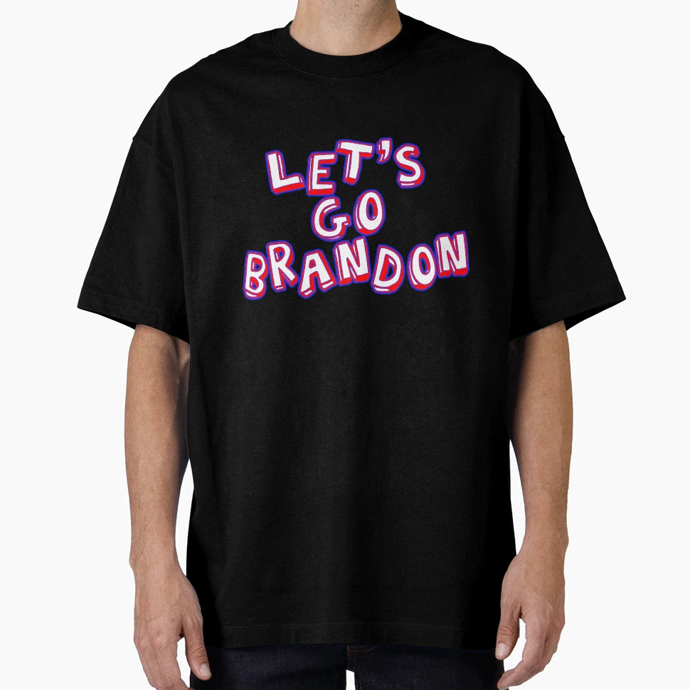 Lets Go Brandon Red White And T-Shirt - Casual Everyday Wear for Adults - T-Shirt, Sweatshirt, Hoodie