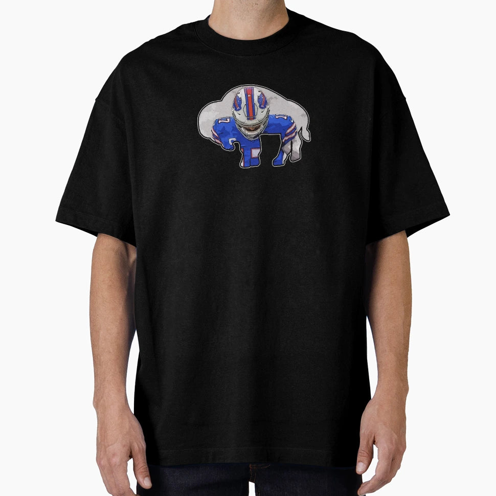 Ja 17 Buffalo Silhouette T-Shirt - Casual Everyday Wear Men Women - T-Shirt, Sweatshirt, Hoodie