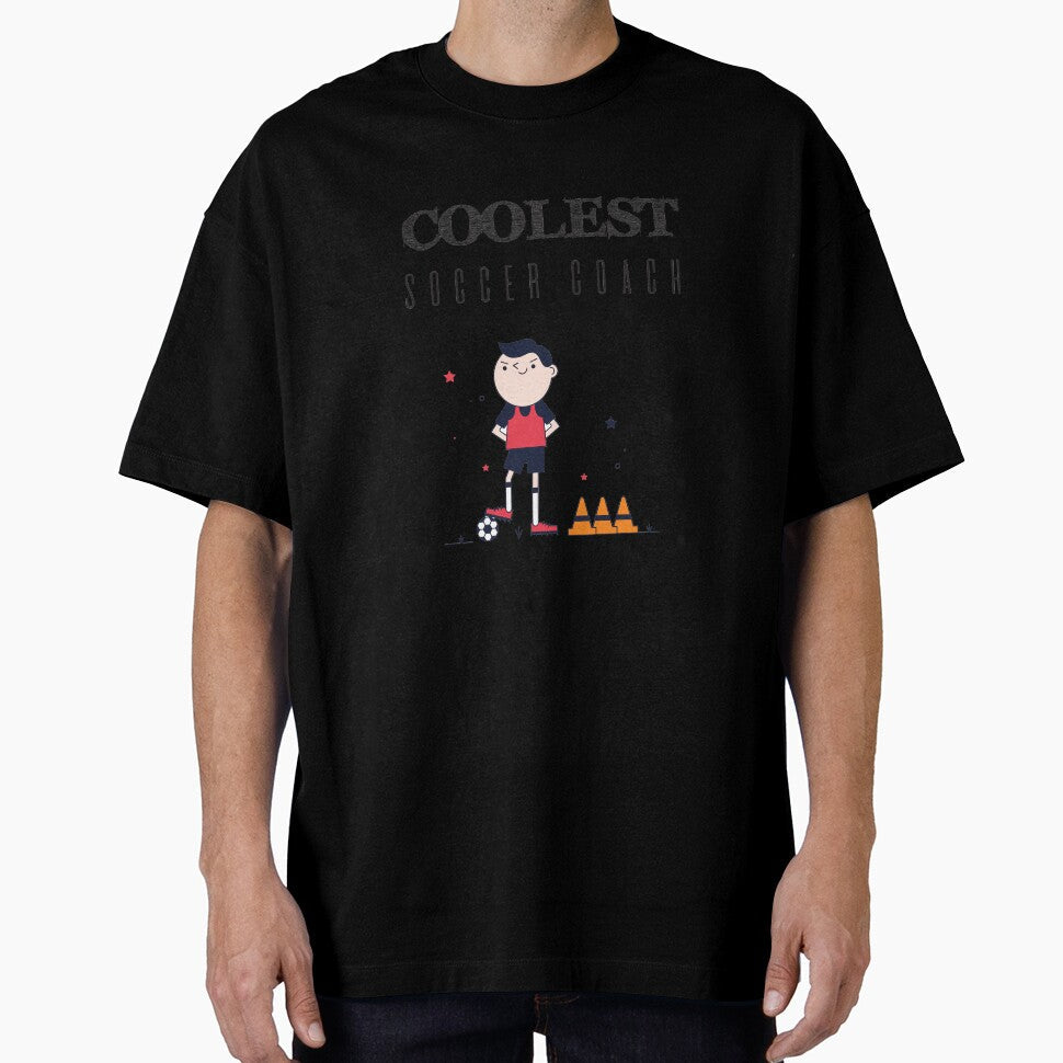 Coolest Soccer Coach by 4AllTimes - Adult & Kids T-Shirts, Sweatshirts & Hoodies apparel design preview 1