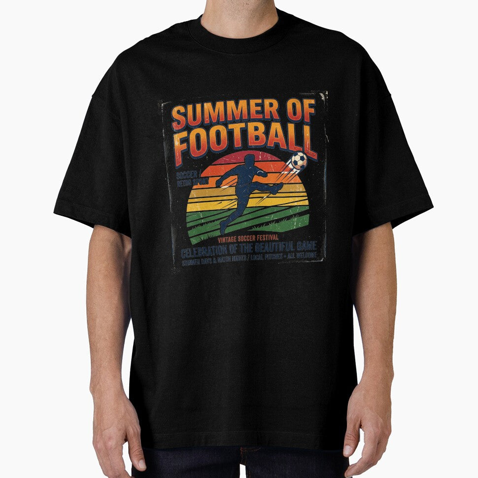 Summer of Football by khalidnasr - Adult & Kids T-Shirts, Sweatshirts & Hoodies apparel design preview 1