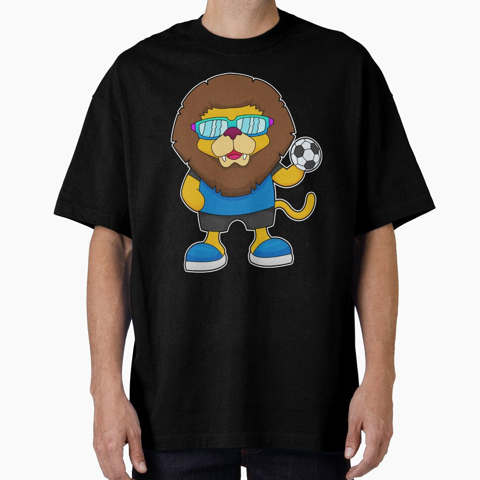 Lion as Soccer player with by Snabdesign84 - Adult & Kids T-Shirts, Sweatshirts & Hoodies apparel design preview 1