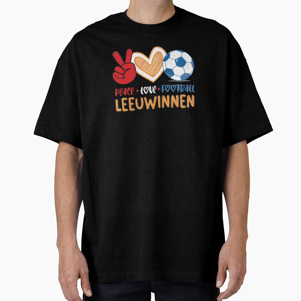 Holland Leeuwinnen Peace Love T-Shirt - Aesthetic Graphic for Adults - T-Shirt, Sweatshirt, Hoodie