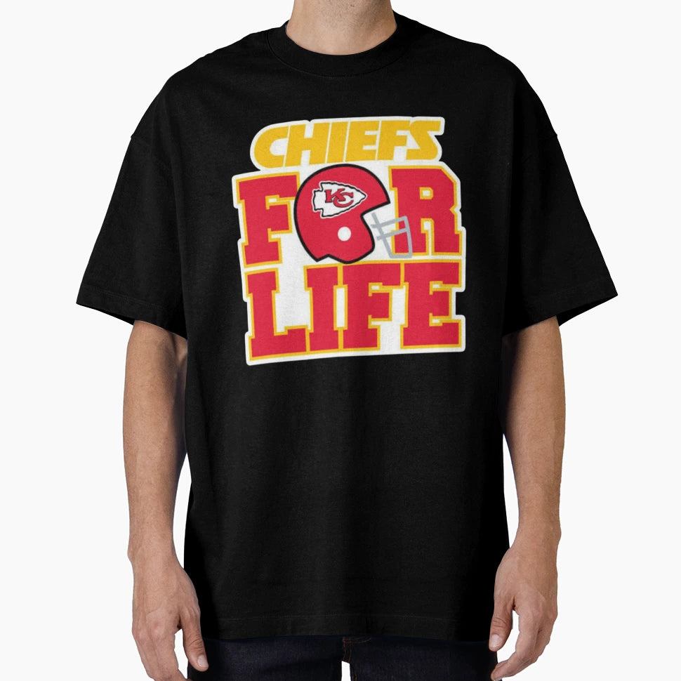 Kc Chiefs Life T-Shirt - Aesthetic Graphic for Adults - T-Shirt, Sweatshirt, Hoodie