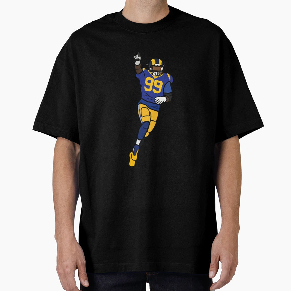 Aaron Donald Sack Celebration Los T-Shirt - Custom Art Print Unisex - T-Shirt, Sweatshirt, Hoodie