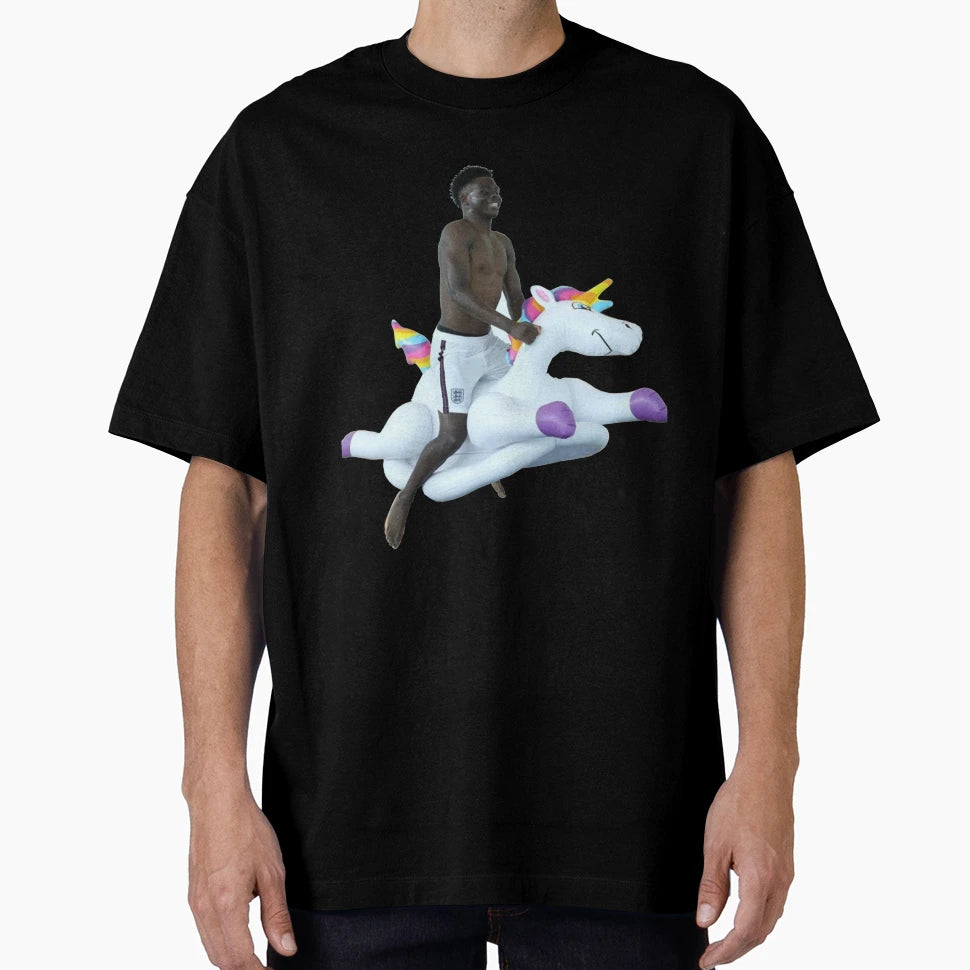 Keep Flying King Bukayo Saka T-Shirt - Custom Art Print Unisex - T-Shirt, Sweatshirt, Hoodie