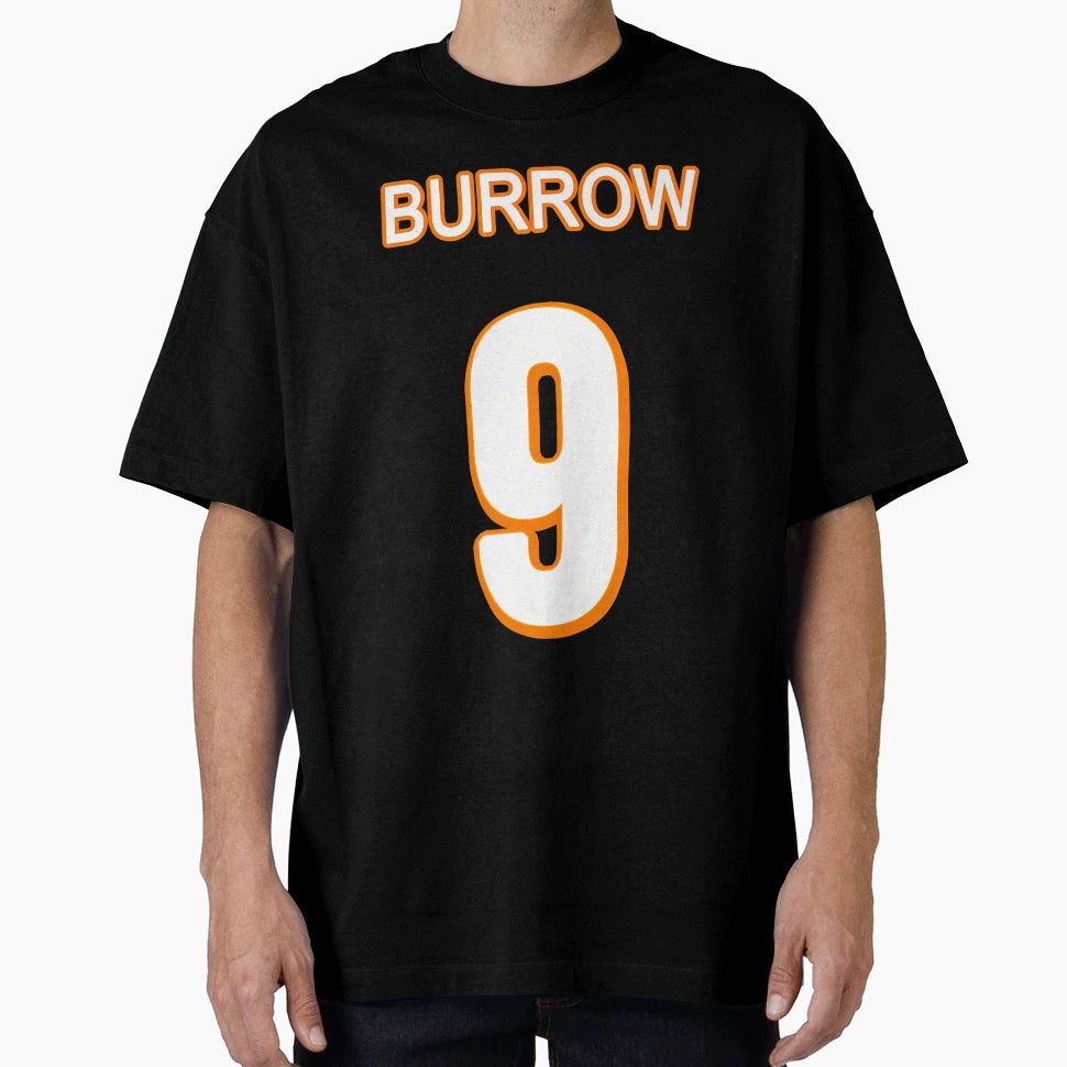 Burrow Jersey T-Shirt - Aesthetic Graphic Men Women - T-Shirt, Sweatshirt, Hoodie