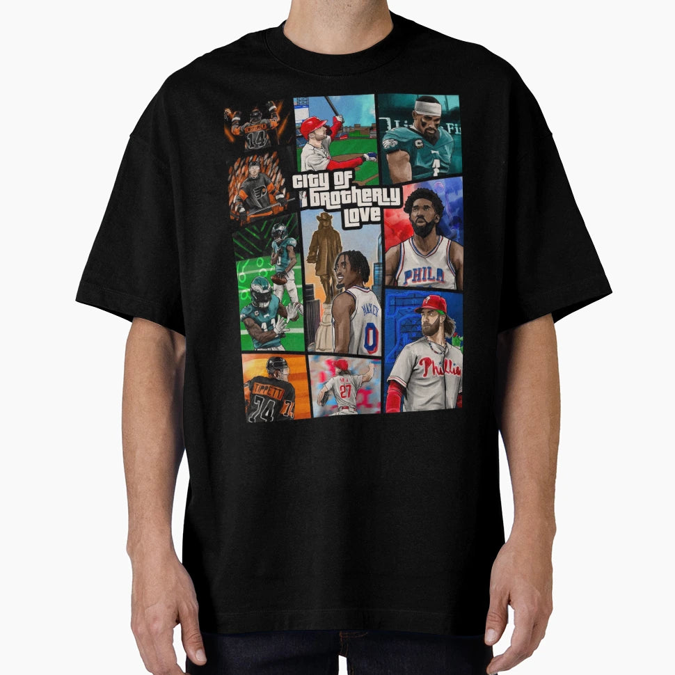 Brotherly Love V T-Shirt - Aesthetic Graphic for Adults - T-Shirt, Sweatshirt, Hoodie