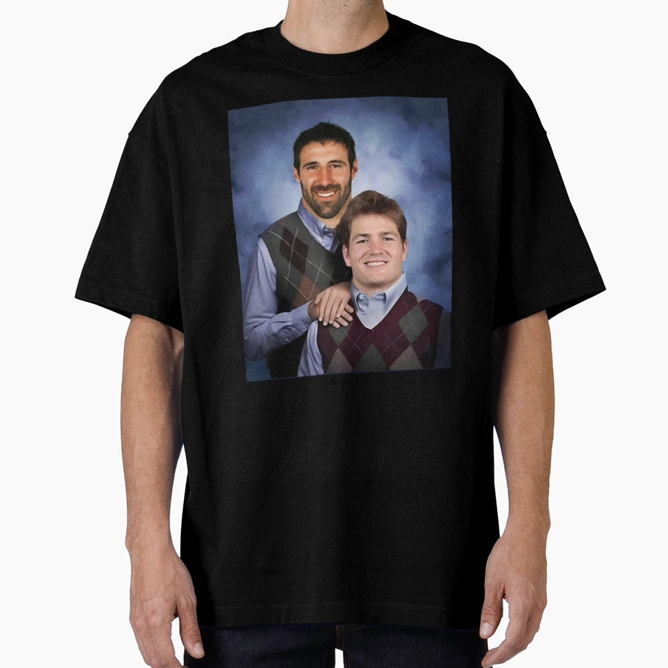Mike Vrabel Drake Maye Step Brothers T-Shirt - Unique Graphic for Adults - T-Shirt, Sweatshirt, Hoodie