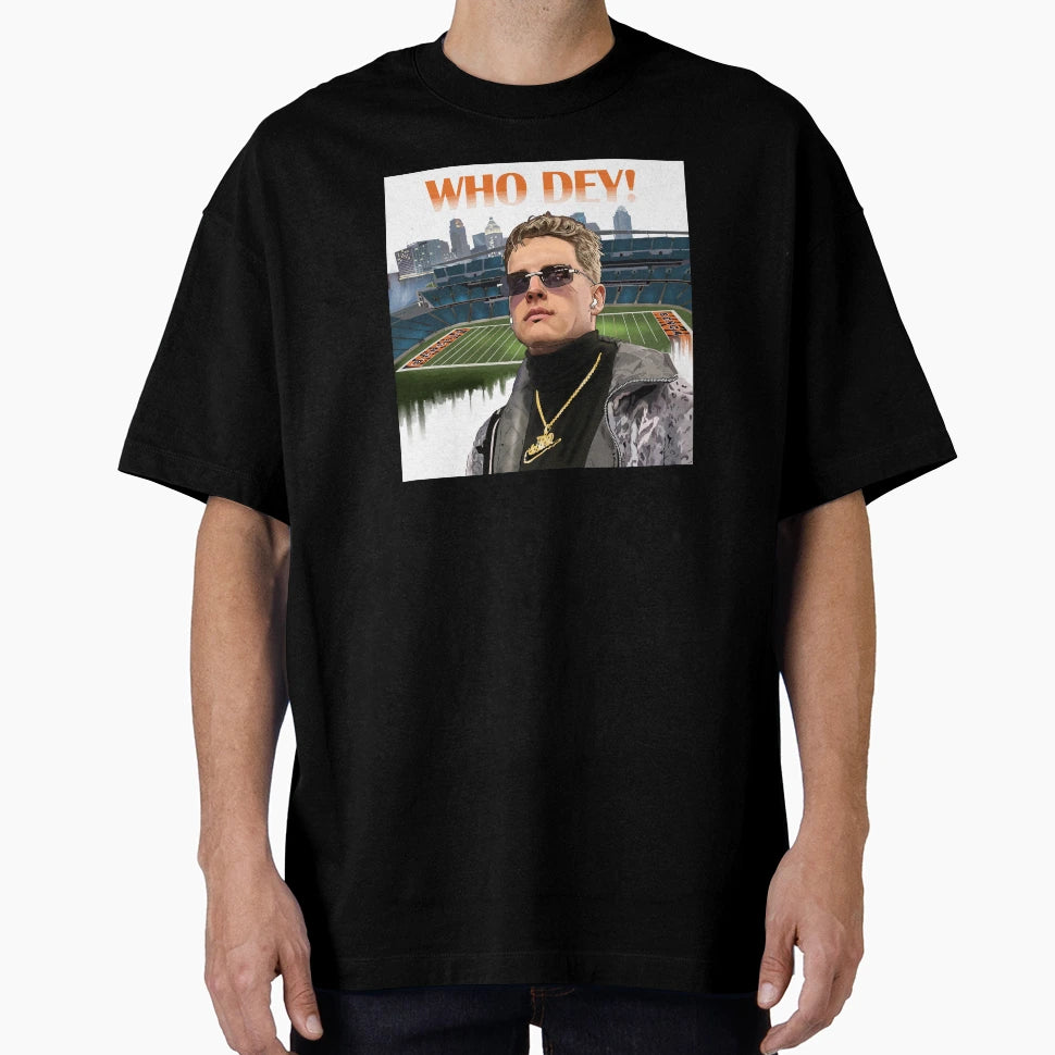 Mvp Burrow T-Shirt - Trendy Graphic for Adults - T-Shirt, Sweatshirt, Hoodie