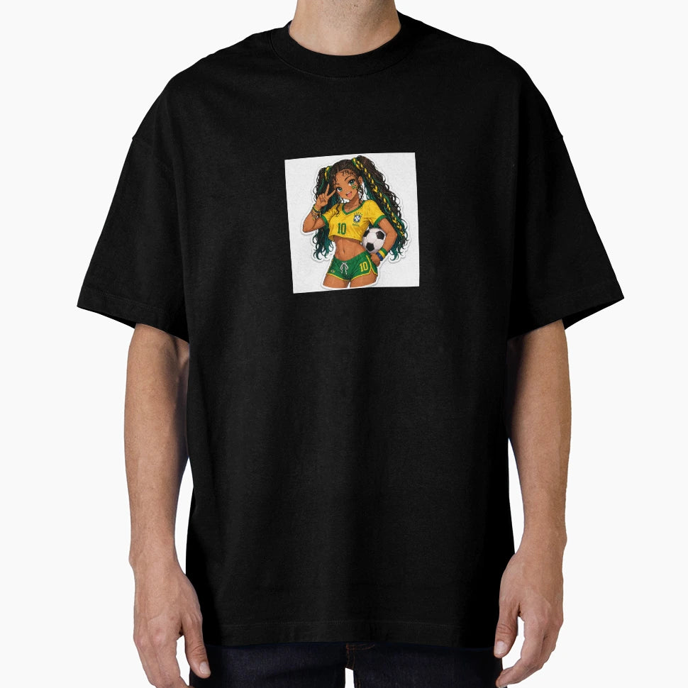 World Cup Girlz Brazil T-Shirt - Streetwear Style for Adults - T-Shirt, Sweatshirt, Hoodie