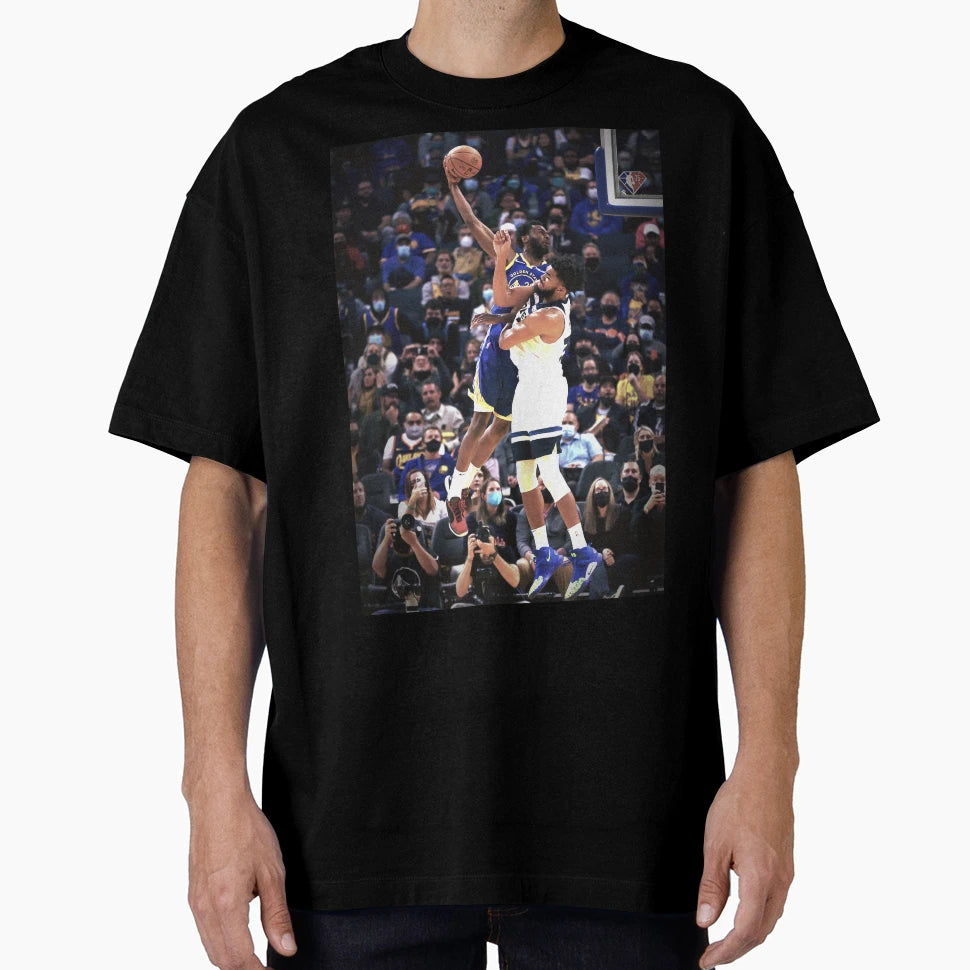 Andrew Wiggins Posterized Karl T-Shirt - Custom Art Print Men Women - T-Shirt, Sweatshirt, Hoodie