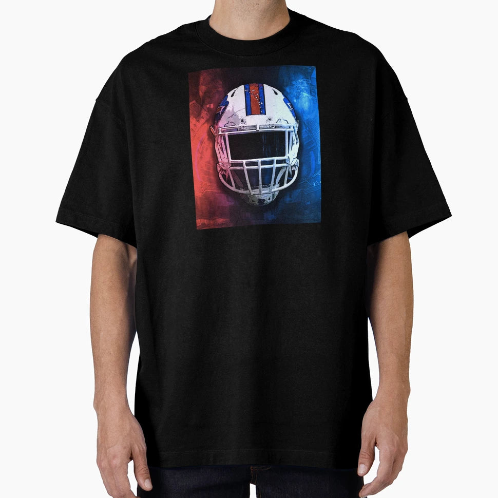 Buffalo Football Helmet T-Shirt - Trendy Graphic Men Women - T-Shirt, Sweatshirt, Hoodie