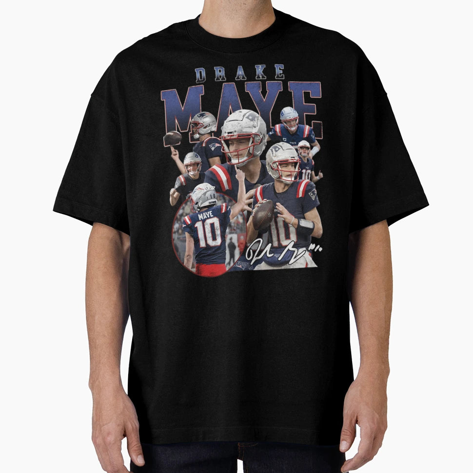 Drake Maye T-Shirt - Aesthetic Graphic Unisex - T-Shirt, Sweatshirt, Hoodie