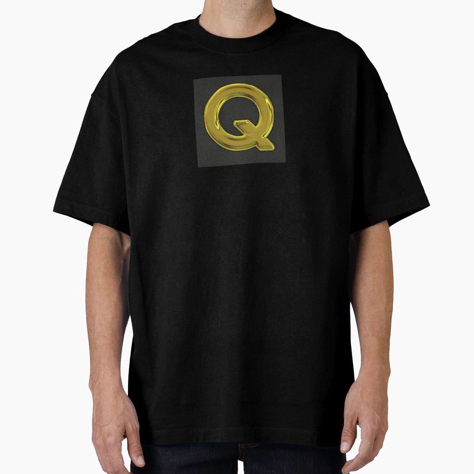 Versal Q Gold T-Shirt - Streetwear Style Men Women - T-Shirt, Sweatshirt, Hoodie