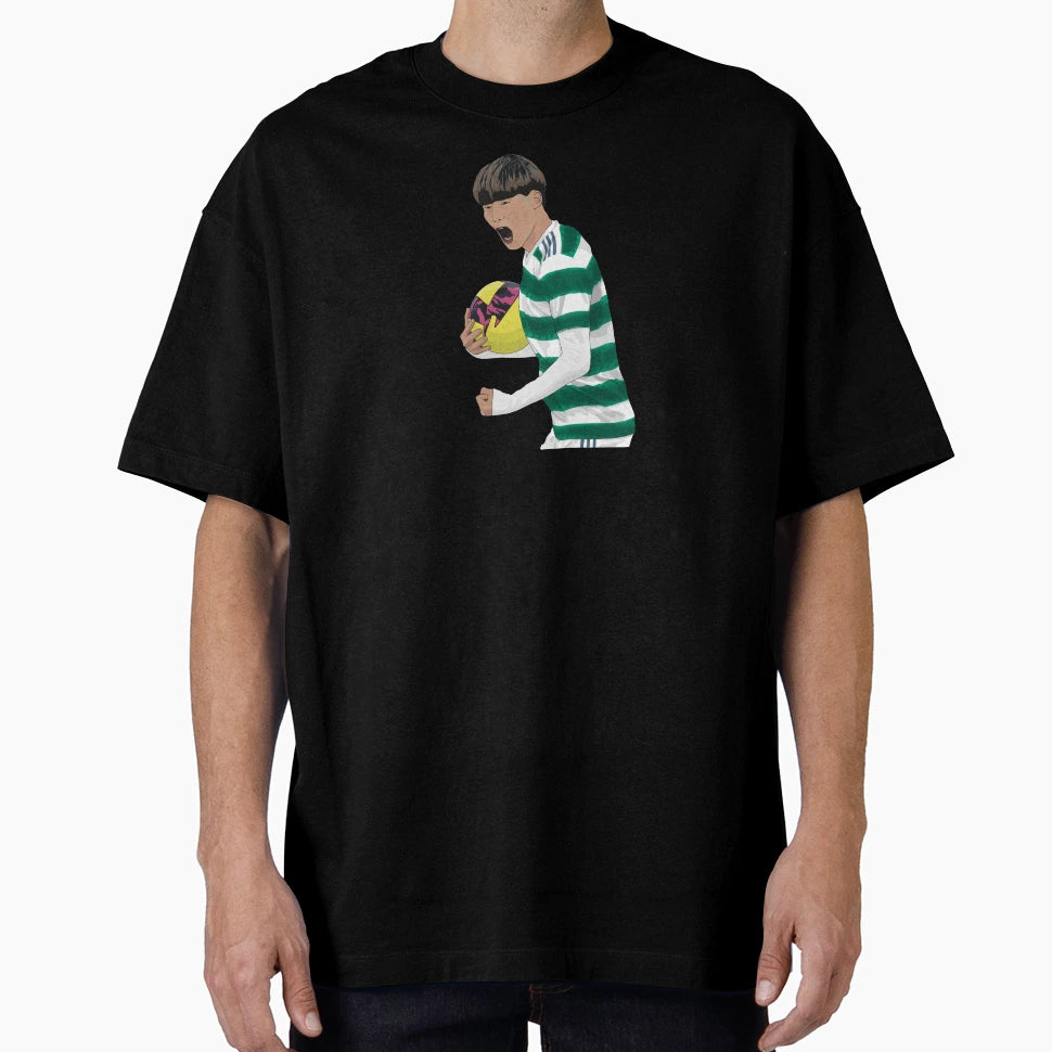 Kyogo Furuhashi Celebrating Ball T-Shirt - Streetwear Style for Adults - T-Shirt, Sweatshirt, Hoodie