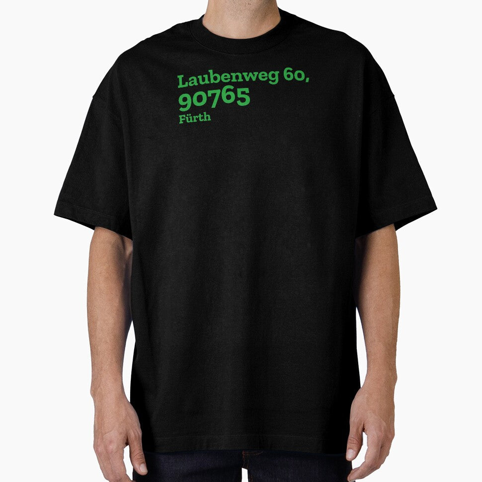 Fürth Stadium Address by The Chuck Wagon - Adult & Kids T-Shirts, Sweatshirts & Hoodies apparel design preview 1