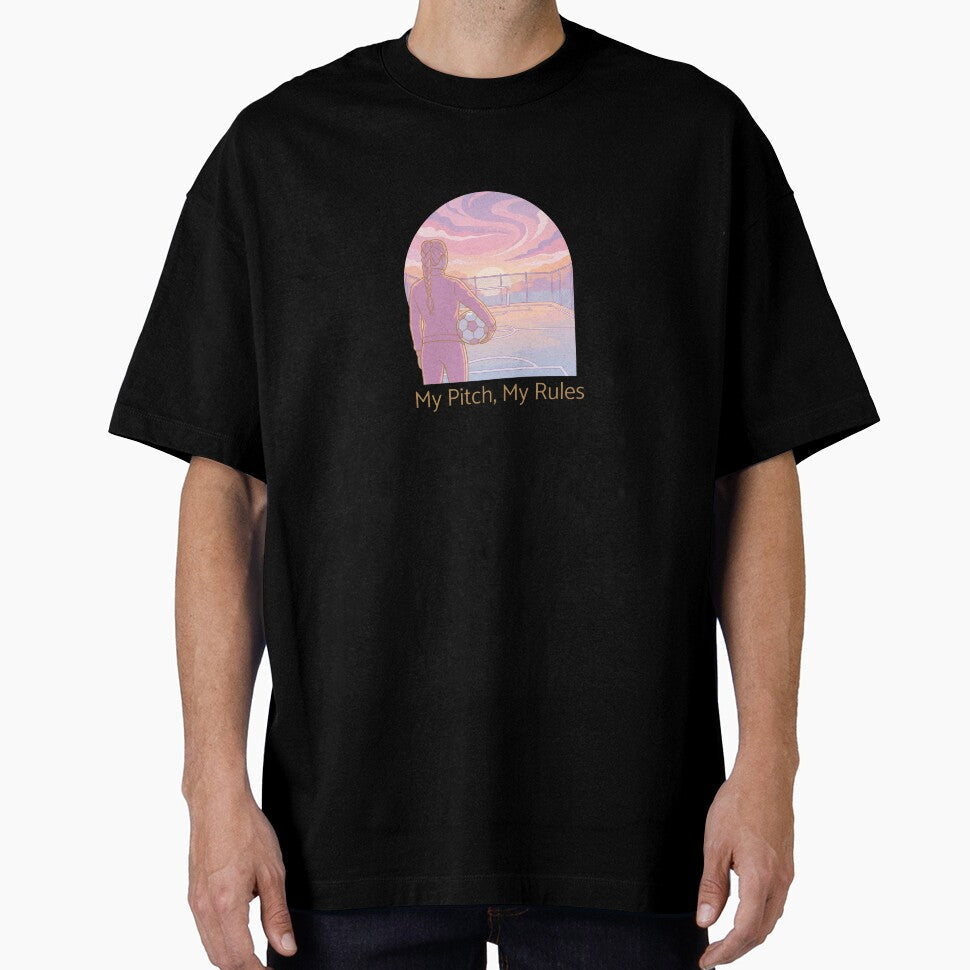 My Pitch Rules Female Soccer Empowerment by - Adult & Kids T-Shirts, Sweatshirts & Hoodies apparel design preview 1