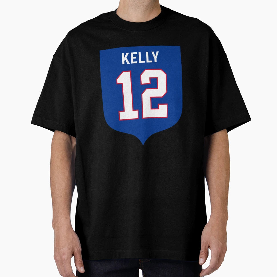 Jim Kelly 12 Emblem T-Shirt - Aesthetic Graphic Unisex - T-Shirt, Sweatshirt, Hoodie
