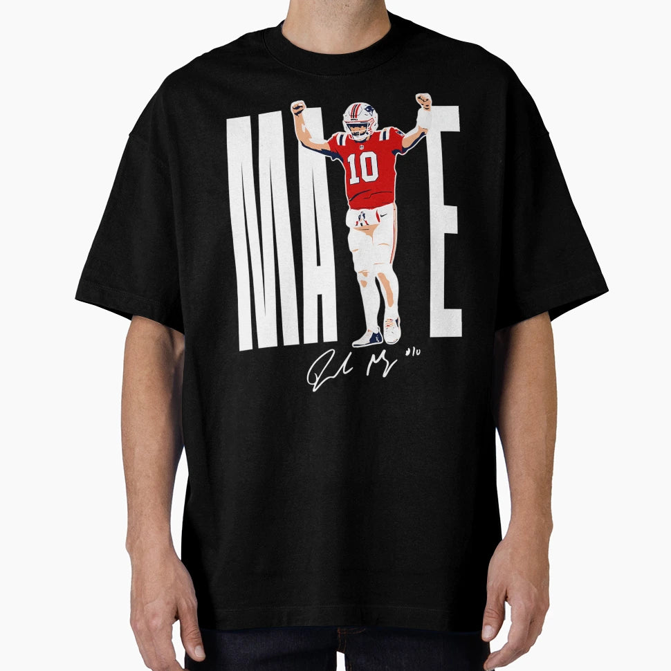 New England Football Maye T-Shirt - Unique Graphic for Adults - T-Shirt, Sweatshirt, Hoodie