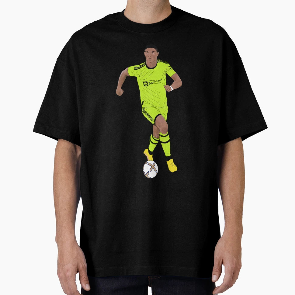 Cristiano Ronaldo Green 4Th Kit T-Shirt - Minimalist Print for Adults - T-Shirt, Sweatshirt, Hoodie