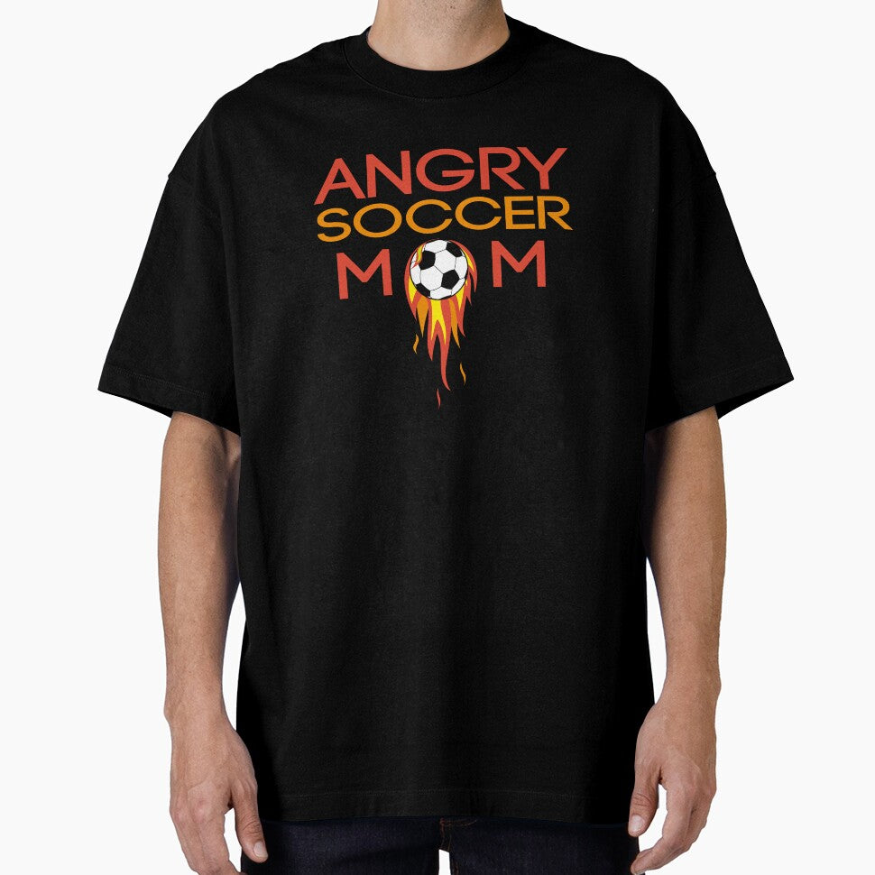Angry soccer mom mothers day by lapolonaise - Adult & Kids T-Shirts, Sweatshirts & Hoodies apparel design preview 1