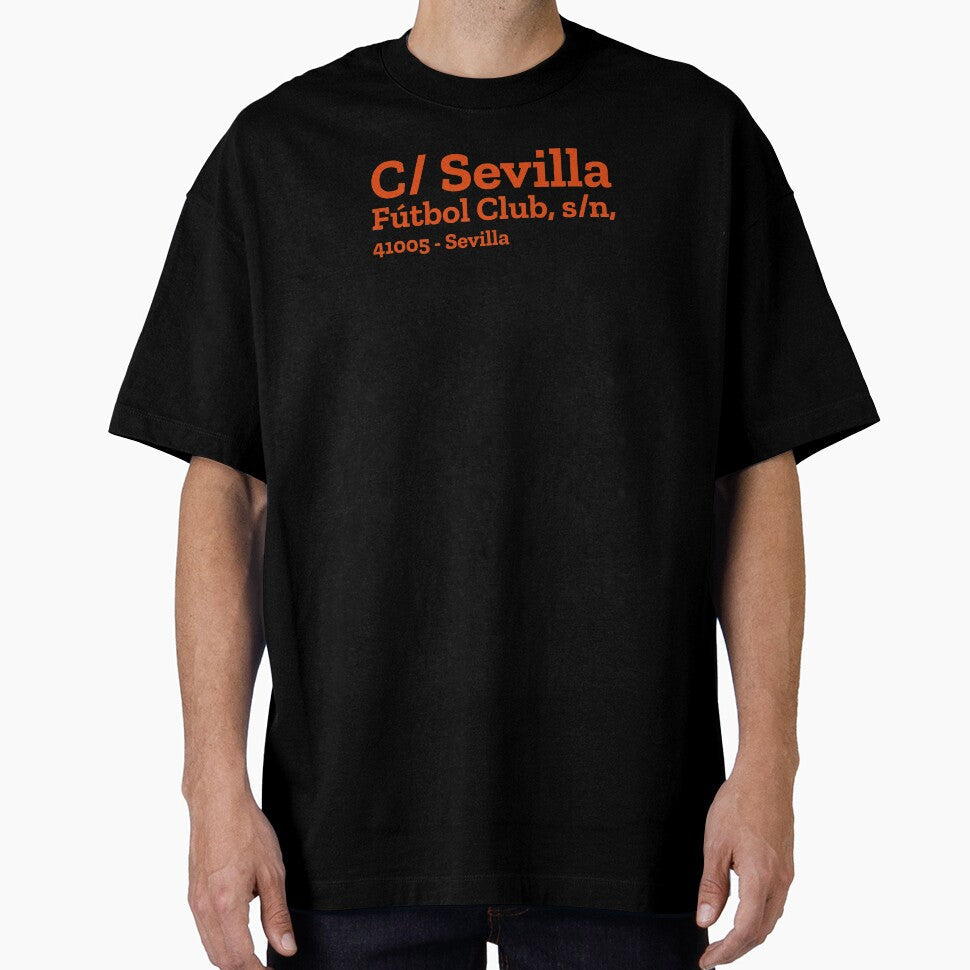 Sevilla Stadium Address by The Chuck Wagon - Adult & Kids T-Shirts, Sweatshirts & Hoodies apparel design preview 1