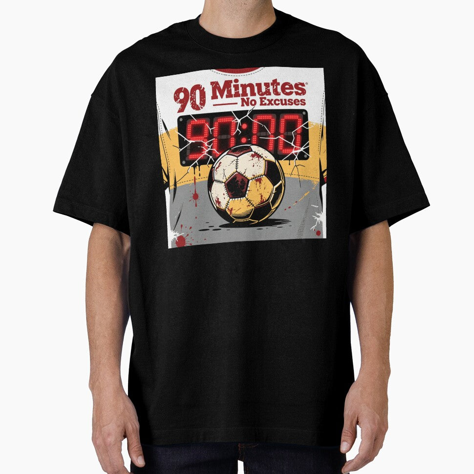 No Excuses Play All 90 Minutes by Rfaneva - Adult & Kids T-Shirts, Sweatshirts & Hoodies apparel design preview 1
