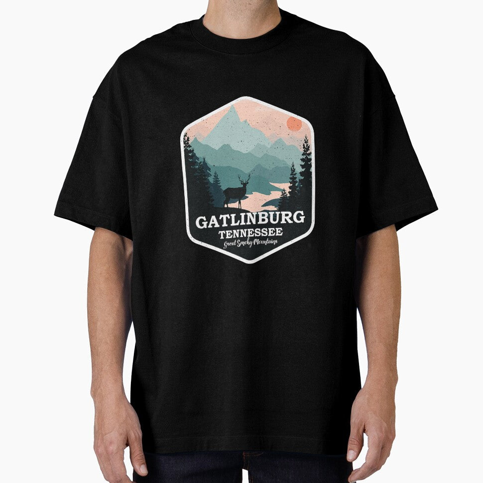 Gatlinburg Tennessee Great Smoky by VsheetArt - Adult & Kids T-Shirts, Sweatshirts & Hoodies apparel design preview 1