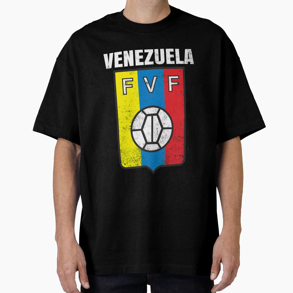 Venezuela Soccer Flag Team Support T-Shirt - Custom Art Print for Adults - T-Shirt, Sweatshirt, Hoodie