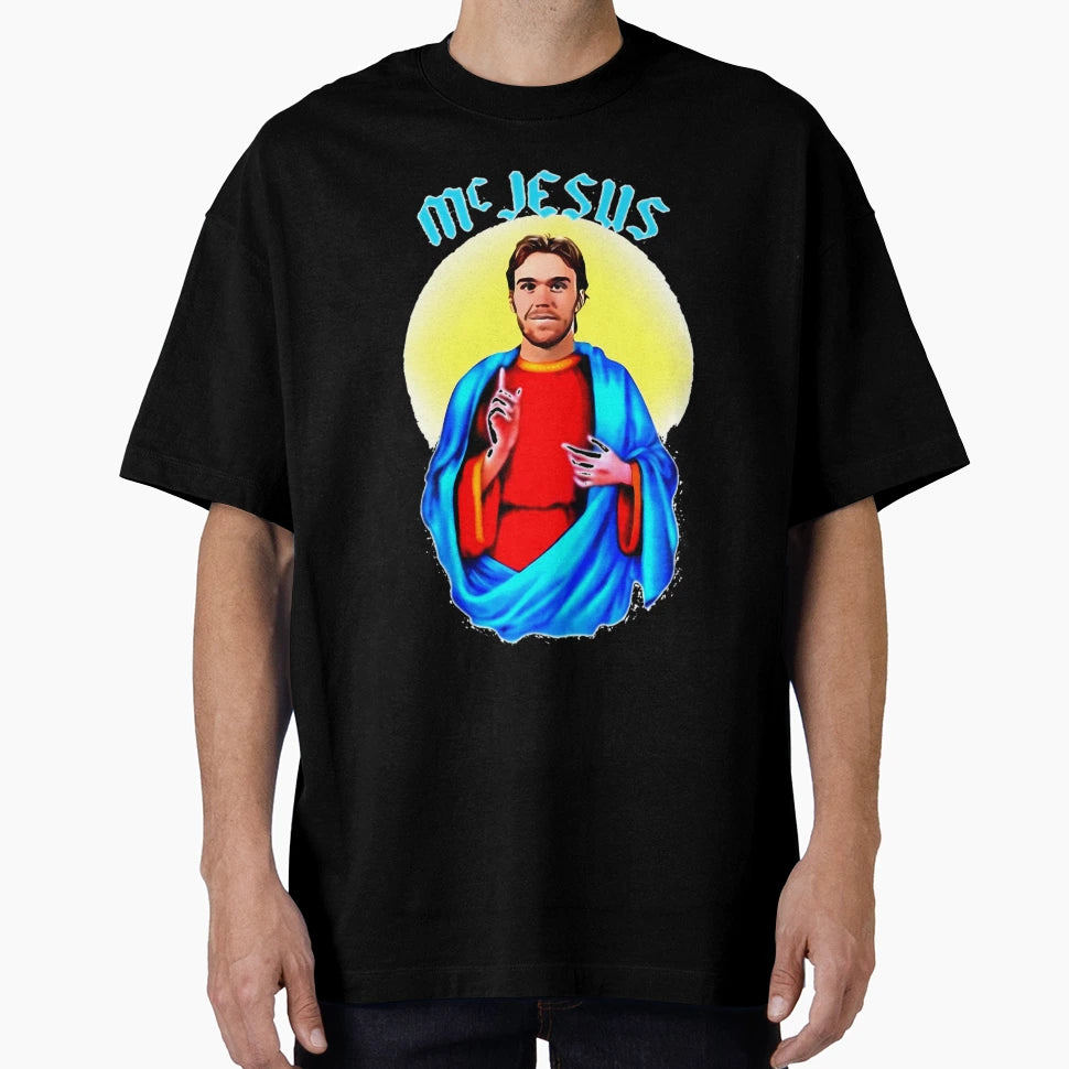Mcjesus Hockey T-Shirt - Novelty Apparel for Adults - T-Shirt, Sweatshirt, Hoodie