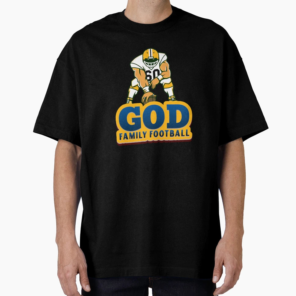 God Family Football Football Game T-Shirt - Aesthetic Graphic Men Women - T-Shirt, Sweatshirt, Hoodie