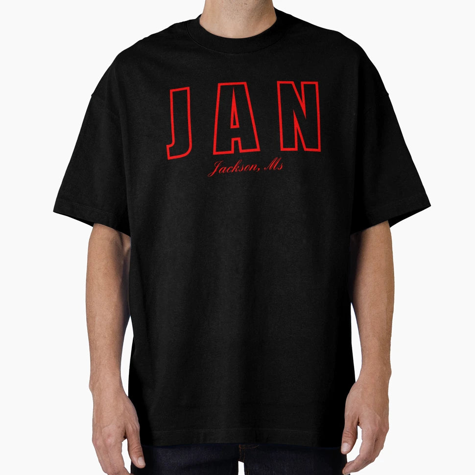 Jan Jackson Mississippi Airport Code T-Shirt - Graphic Print for Adults - T-Shirt, Sweatshirt, Hoodie