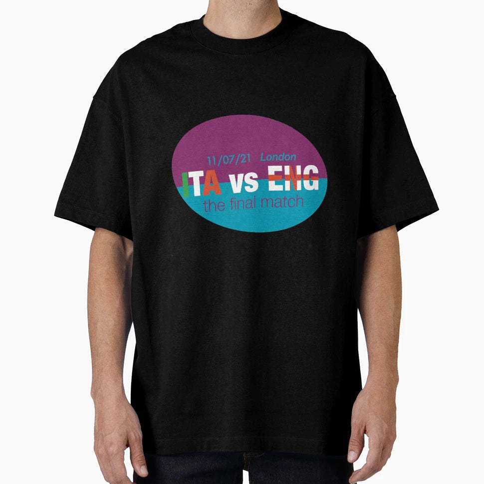 Ita Vs Eng Final Match T-Shirt - Graphic Print Men Women - T-Shirt, Sweatshirt, Hoodie