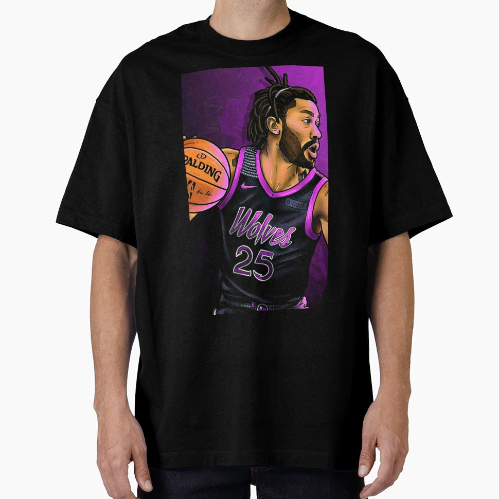 Wolves D Rose T-Shirt - Graphic Print Unisex - T-Shirt, Sweatshirt, Hoodie