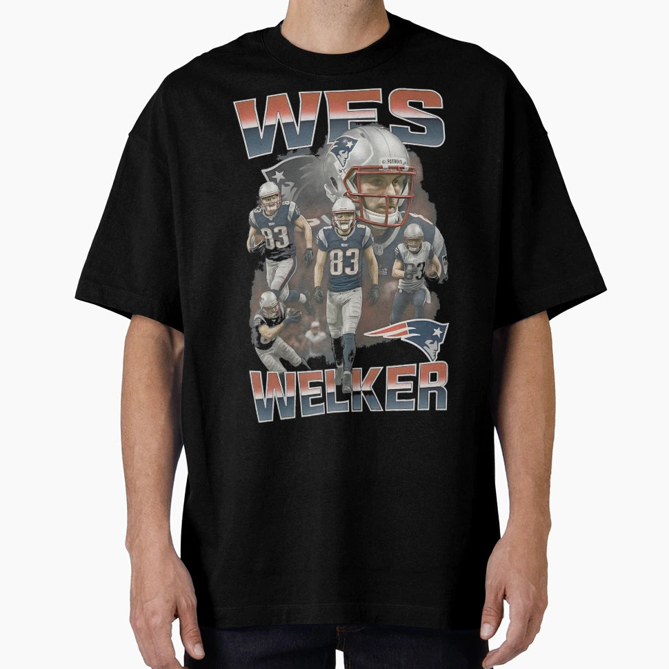 Wes Welker Football Star Tribute T-Shirt - Novelty Apparel for Adults - T-Shirt, Sweatshirt, Hoodie