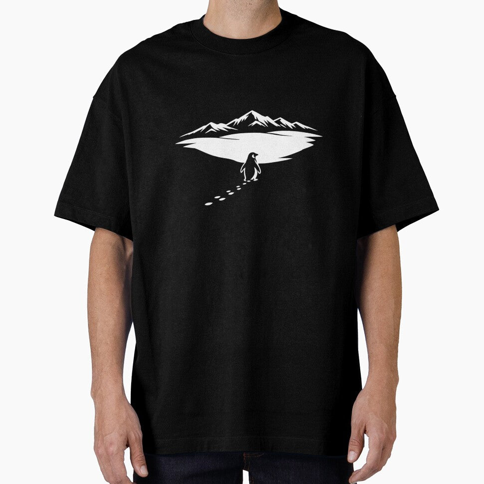 Penguin mountain Motivational by anouaroh - Adult & Kids T-Shirts, Sweatshirts & Hoodies apparel design preview 1