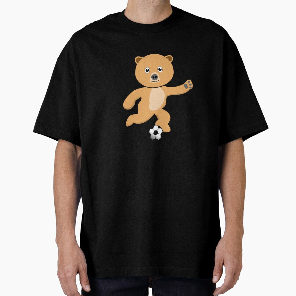 Bear and Soccer by denip - Adult & Kids T-Shirts, Sweatshirts & Hoodies apparel design preview 1