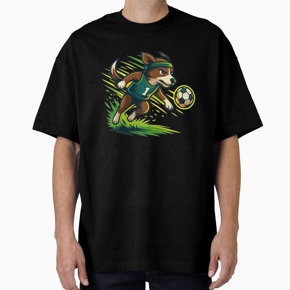 Pawstriker Fast Soccer Dog Charging for the Perfect - Adult & Kids T-Shirts, Sweatshirts & Hoodies apparel design preview 1
