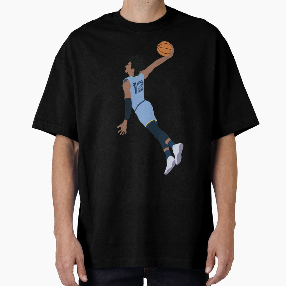 Ja Morant Dunk T-Shirt - Minimalist Print Men Women - T-Shirt, Sweatshirt, Hoodie
