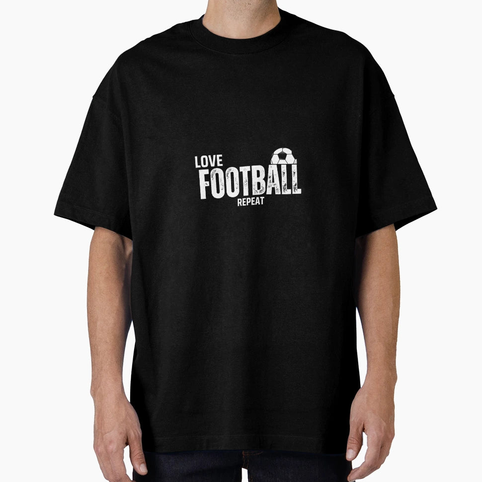 Love Football T-Shirt - Graphic Print Men Women - T-Shirt, Sweatshirt, Hoodie