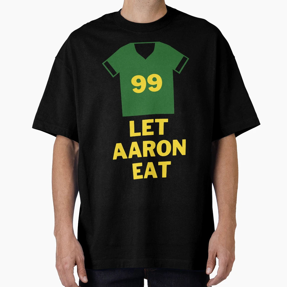 Let Aaron Eat T-Shirt - Minimalist Print Men Women - T-Shirt, Sweatshirt, Hoodie